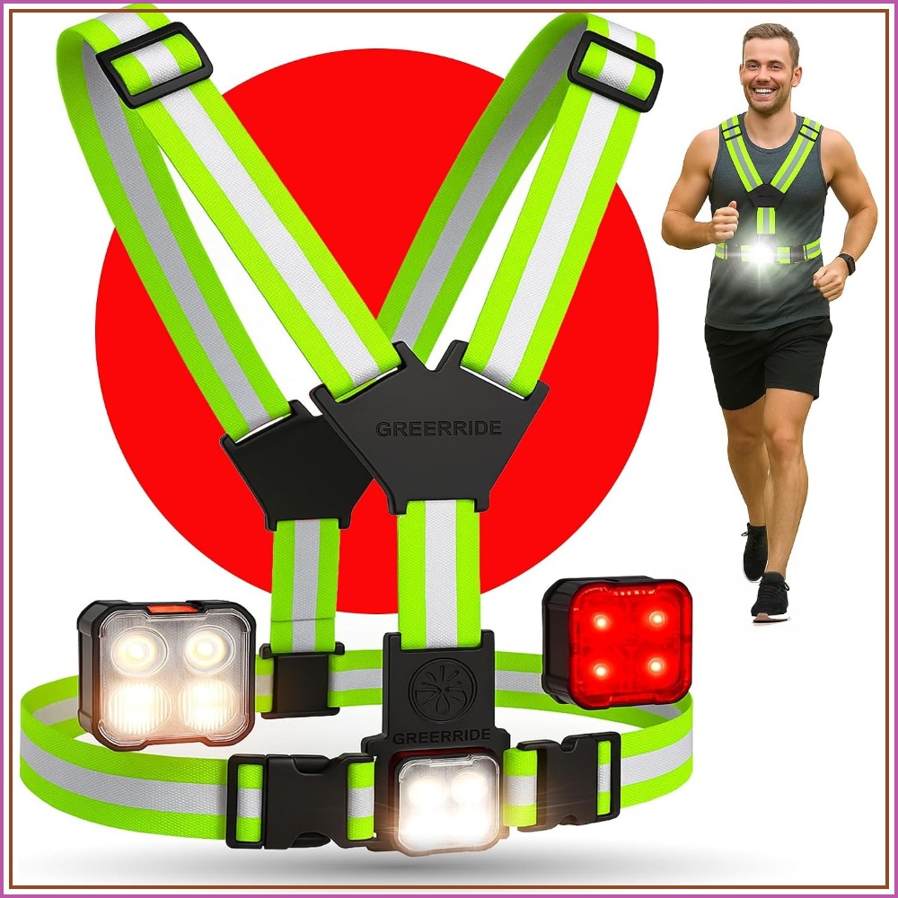 Running Gear Night - Running Light Vest for Night Walking,