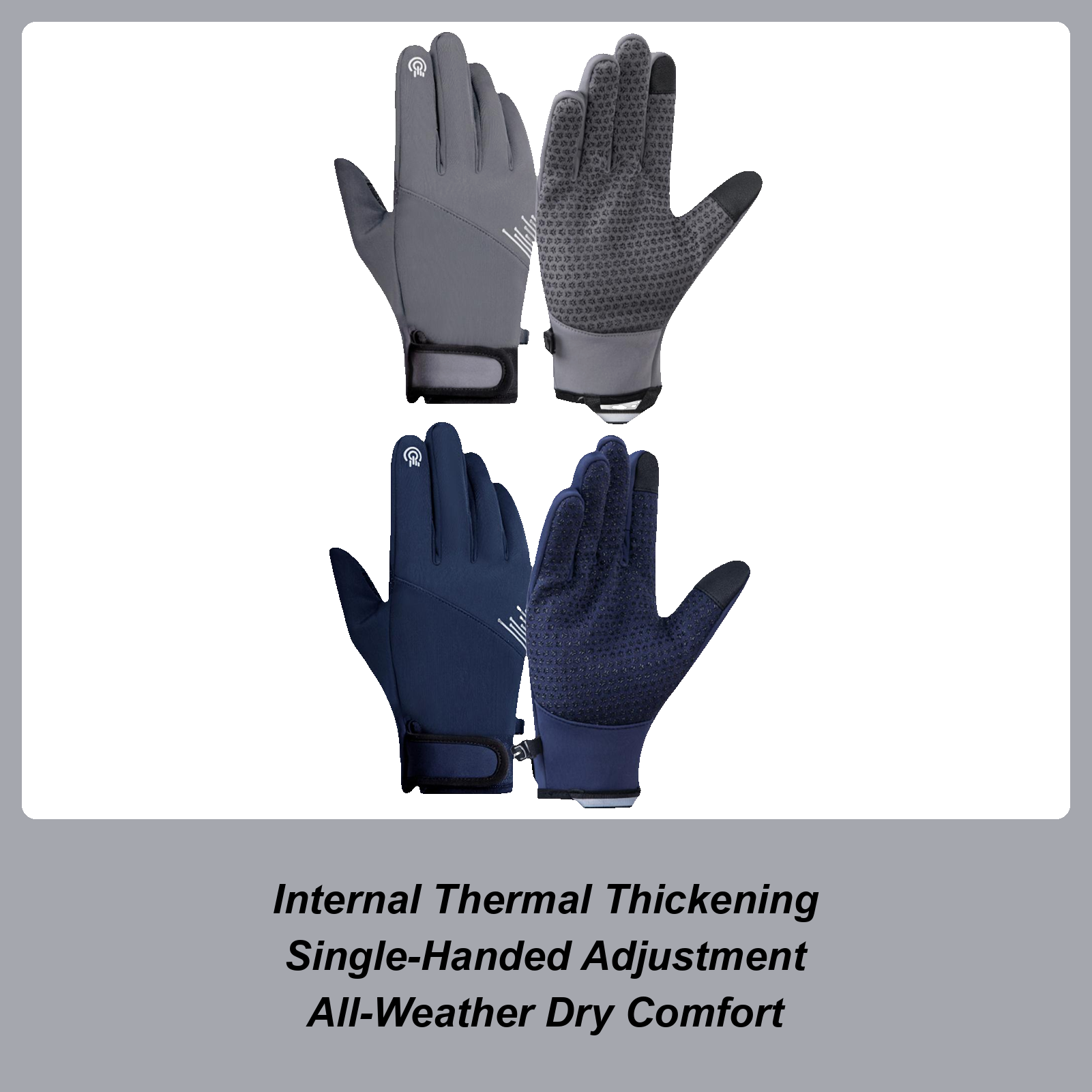 Running Gear In The Cold - Winter Gloves Windproof Touchscreen Cold Weather