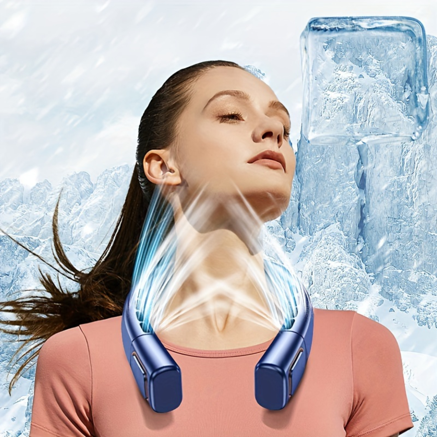 Running Gear In The Cold - 1pc, USB Hanging Neck Fan, Portable