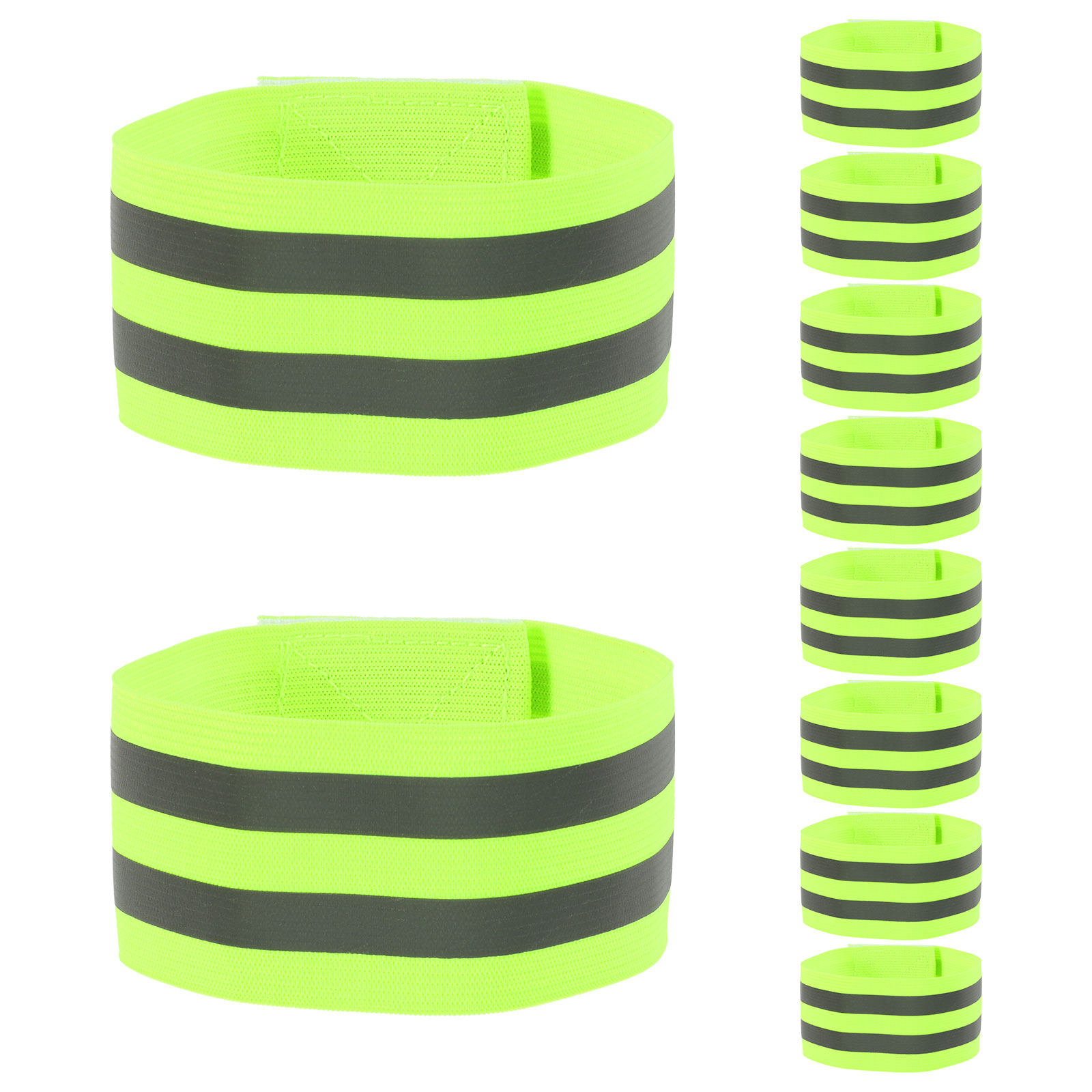 10Pcs Reflective Armband High  - مراجعة Running Gear Night وسعره