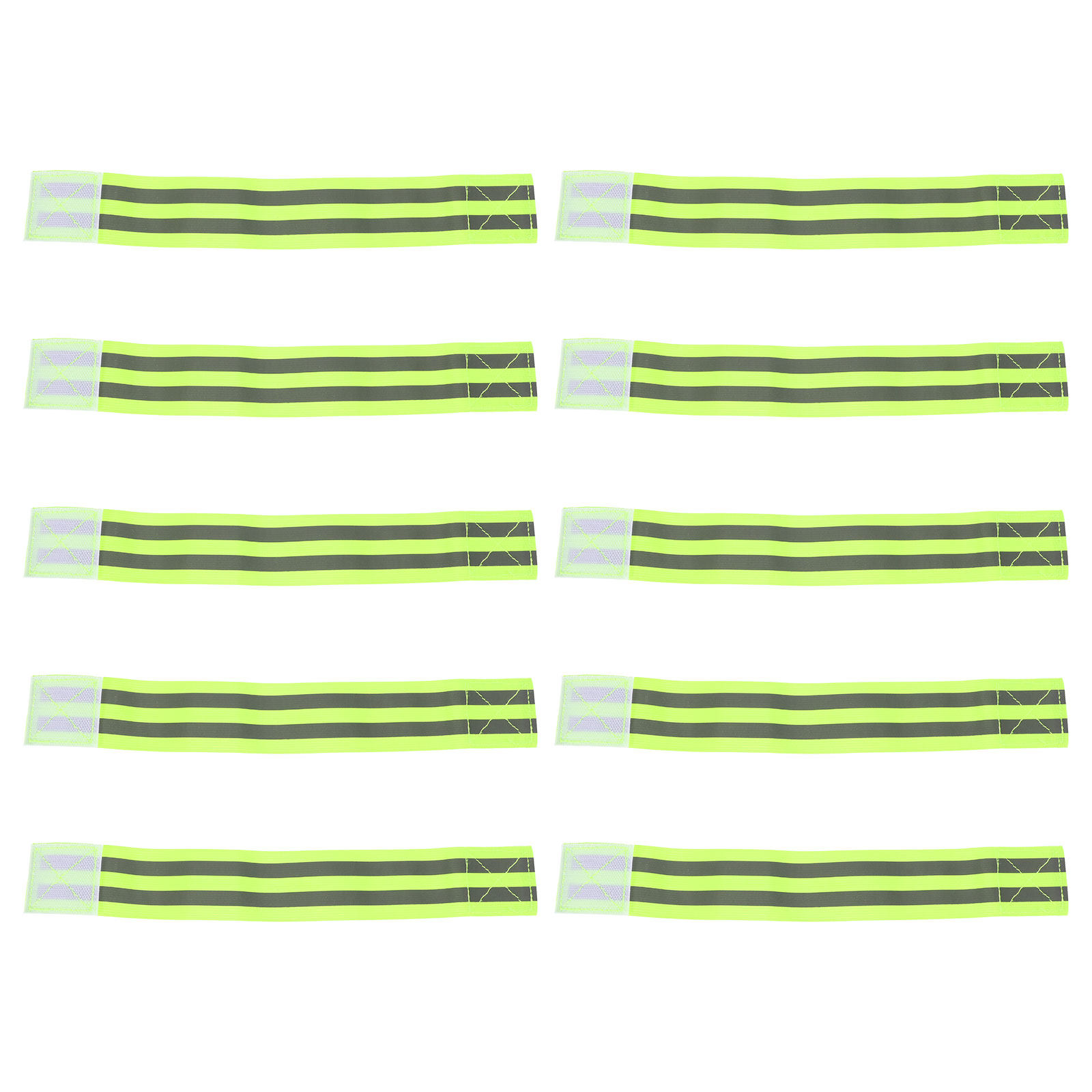 10Pcs Reflective Armband High  - مراجعة Running Gear Night وسعره