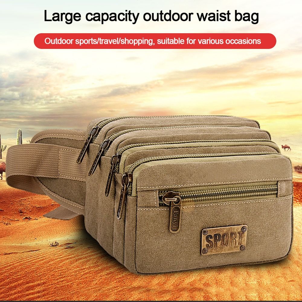 Useful Canvas Waist Bags Multi - مراجعة Running Zwift وسعره
