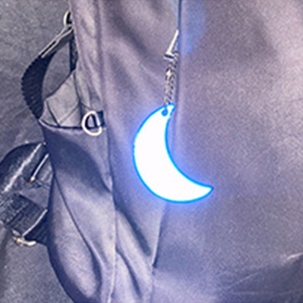 14Pcs Visible Moon Reflective  - مراجعة Running Gear Night وسعره