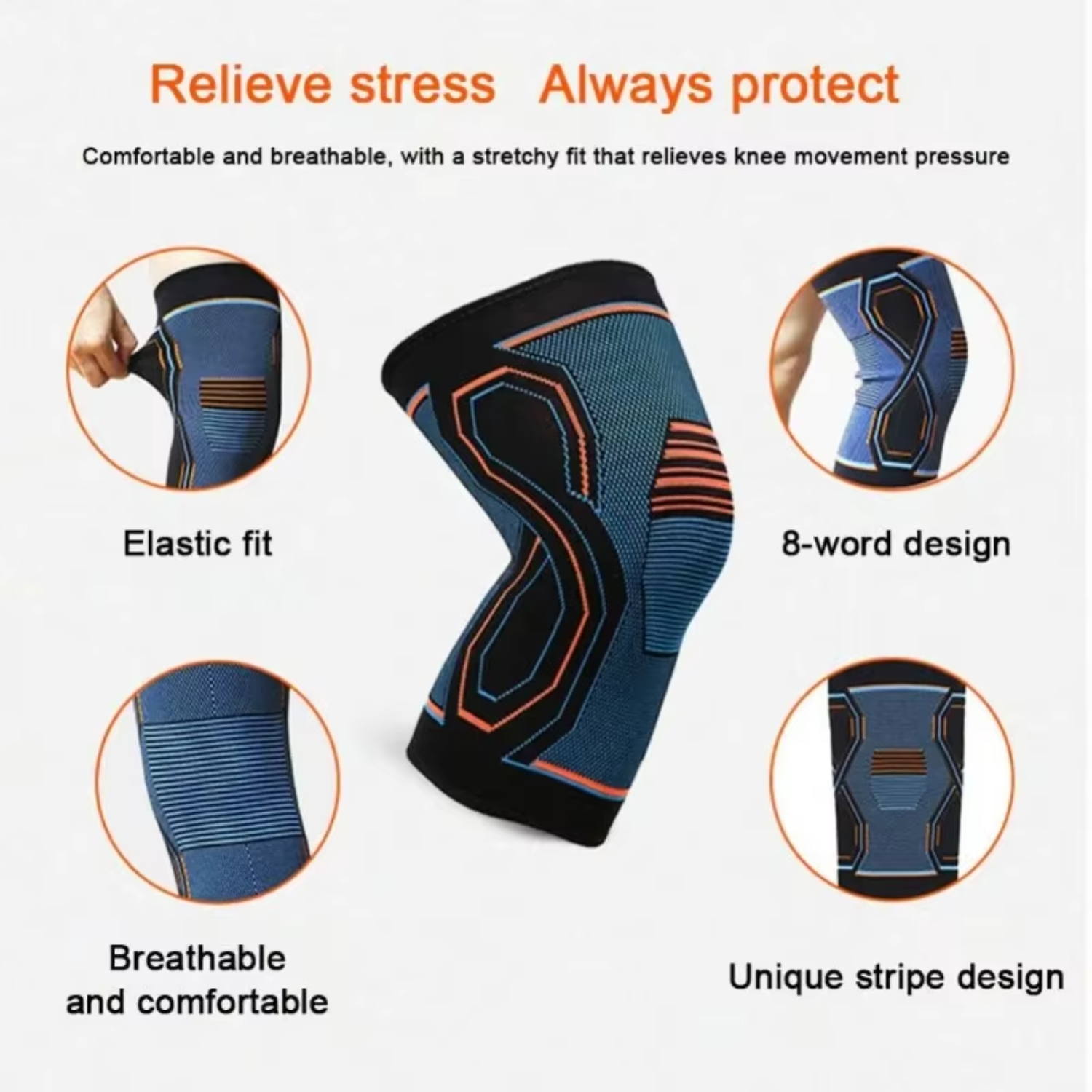 Sport Knee Pads Compression Kn - مراجعة Running Gear For Knee Pain وسعره
