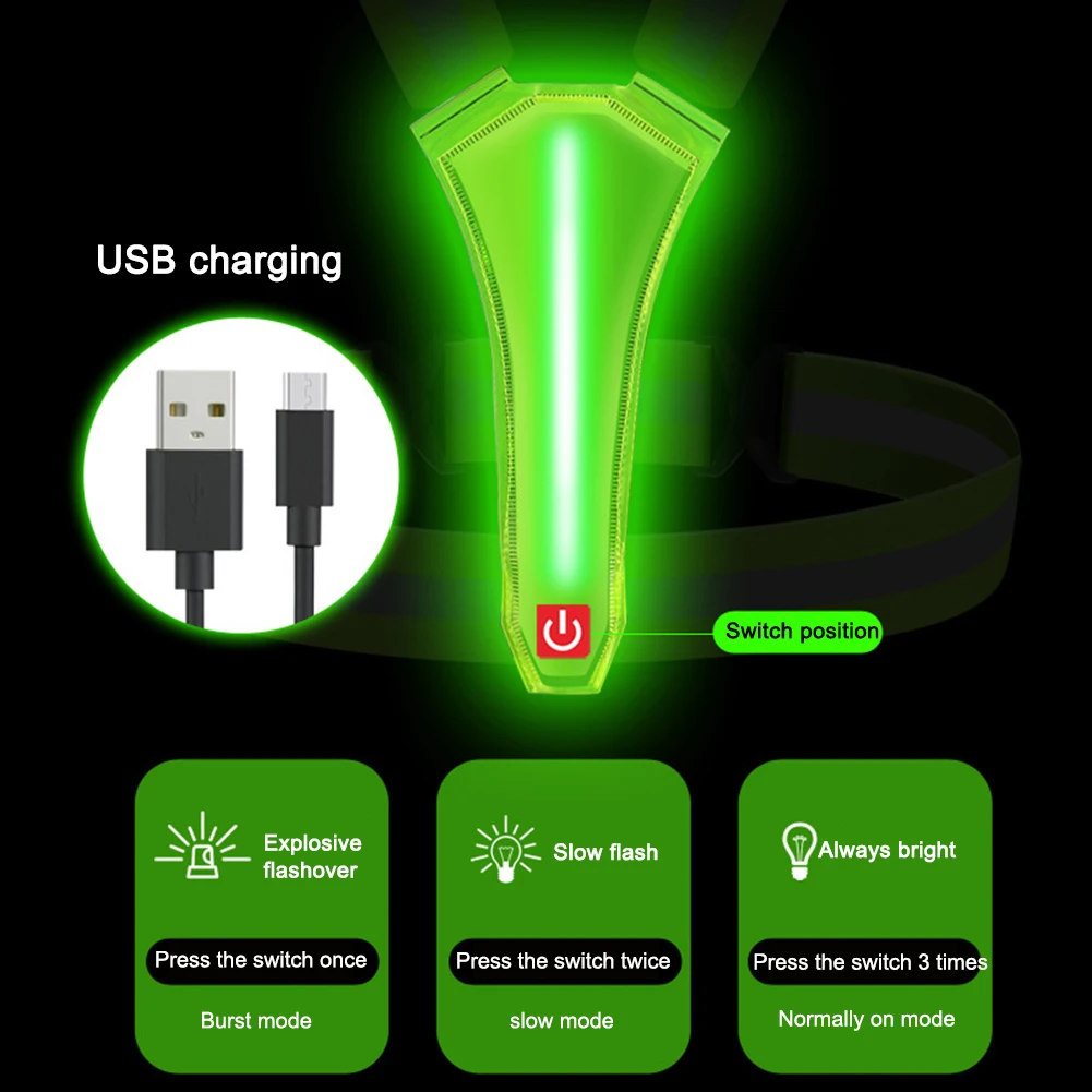 LED Running Vest USB Rechargea - مراجعة Running Gear Night وسعره