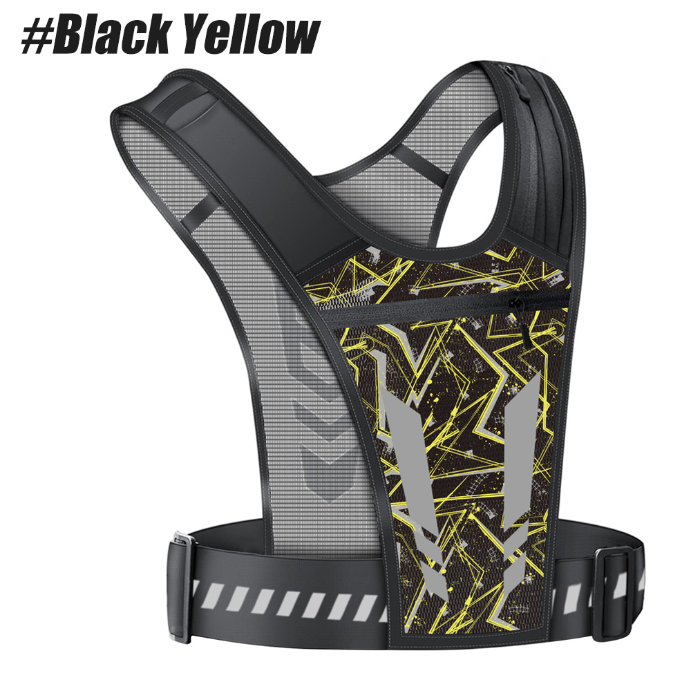 Reflective Running Vest with P - مراجعة Running Gear Night وسعره