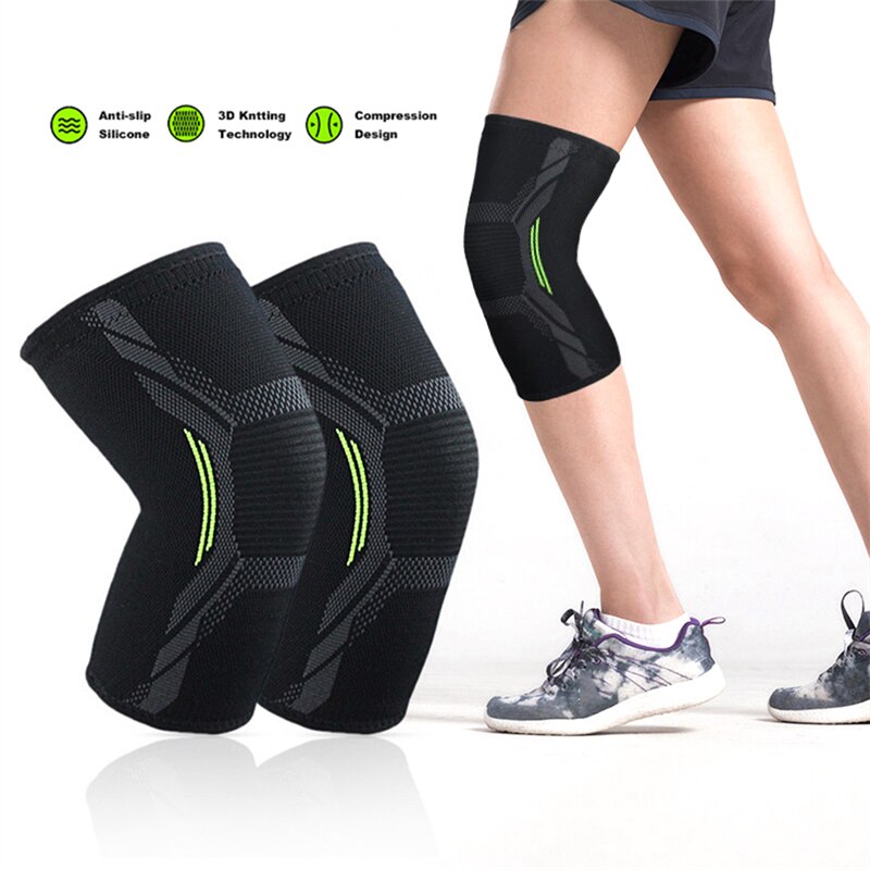 Single Knee Pad Knitted Nylon  - مراجعة Running Gear In The Cold وسعره