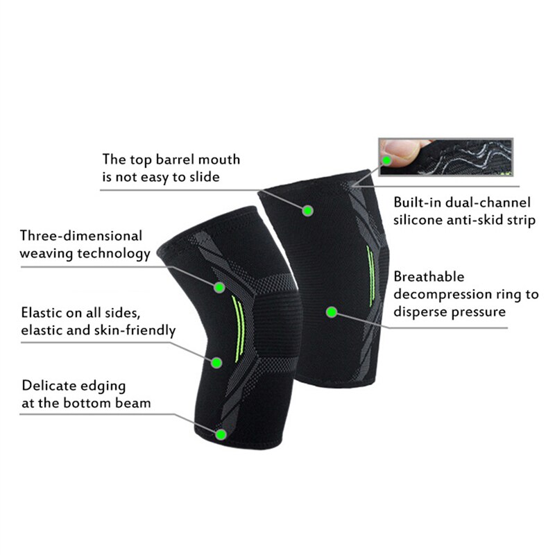 Single Knee Pad Knitted Nylon  - مراجعة Running Gear In The Cold وسعره