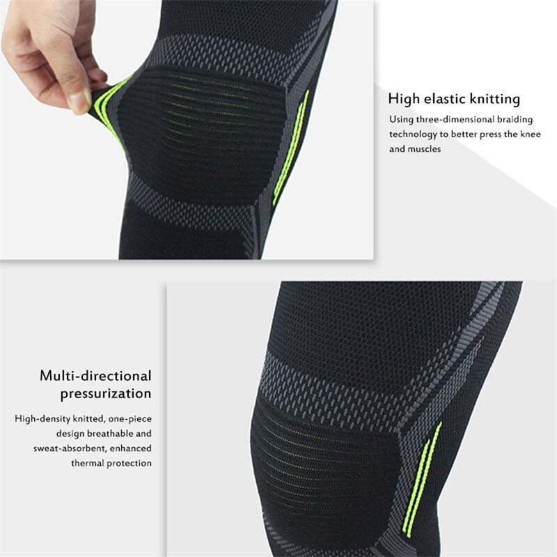 Single Knee Pad Knitted Nylon  - مراجعة Running Gear In The Cold وسعره