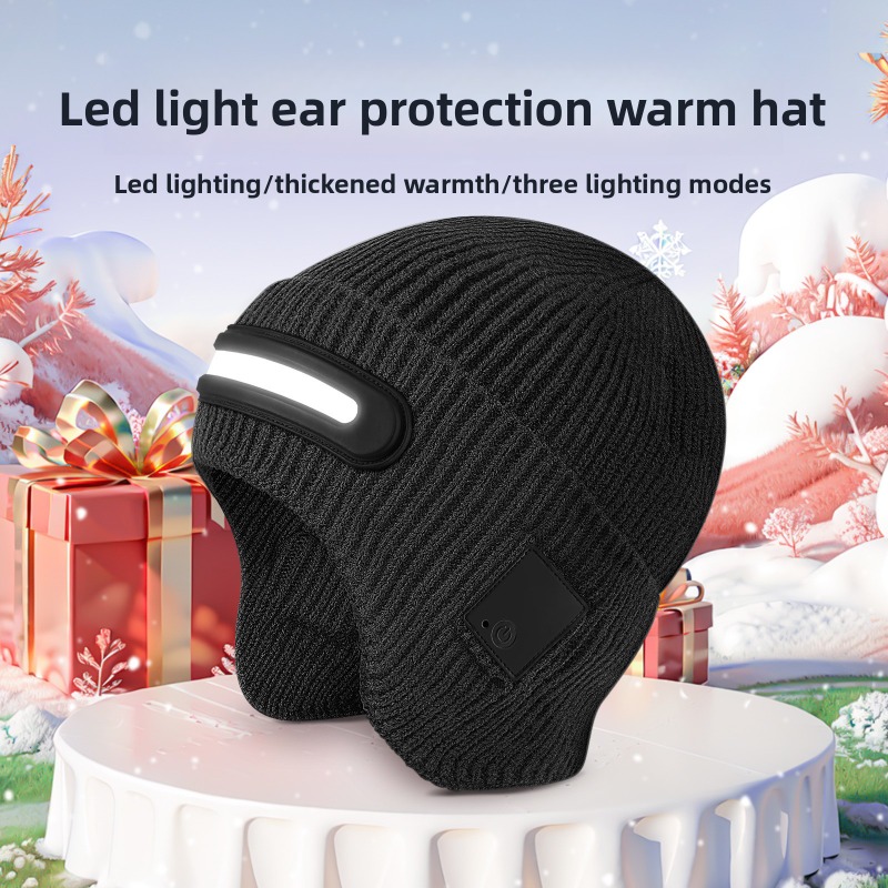 LED Headlamp Winter Hat Outdoo - مراجعة Running Gear In The Cold وسعره
