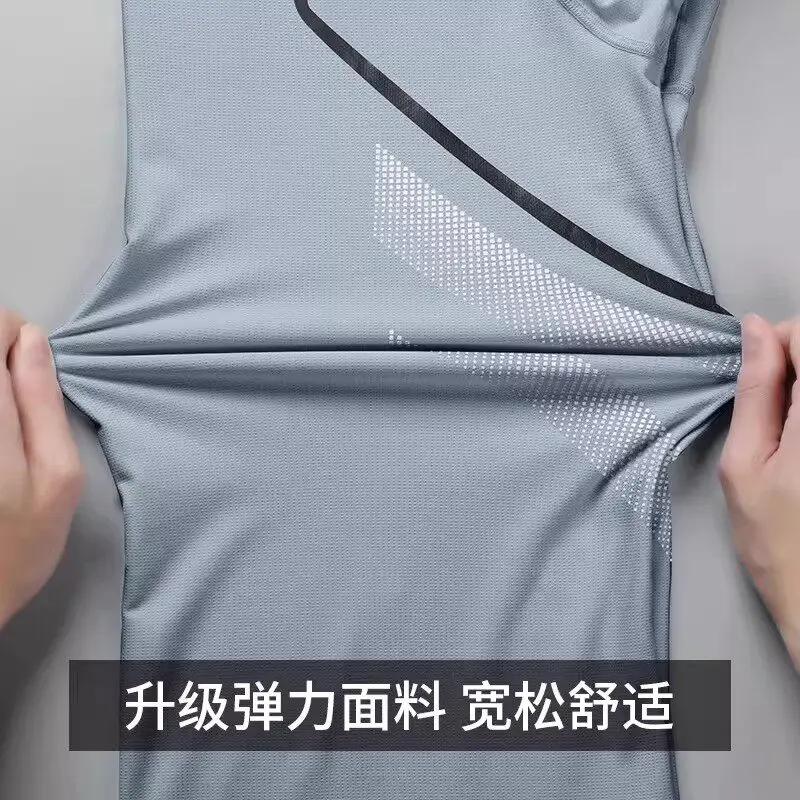 Men's Summer Sports Set Ice Si - مراجعة Running Gear Quick Dry وسعره