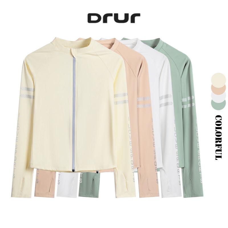 DRUR Women Performance Yoga To - مراجعة Running Gear Long Sleeve وسعره