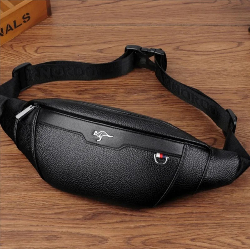 Business Leather Waist Bag Mul - مراجعة Running Zwift وسعره