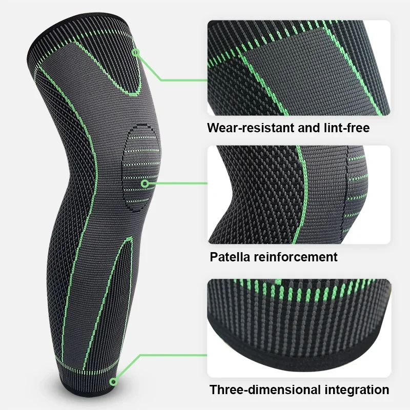 1PC Elastic Long Knee Sleeve,  - مراجعة Running Gear Long Sleeve وسعره