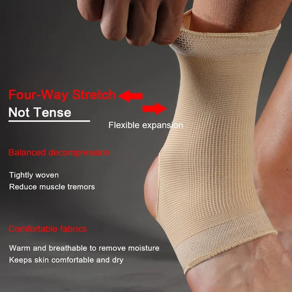 1pc Skin Color Sports Ankle Su - مراجعة Running Gear وسعره