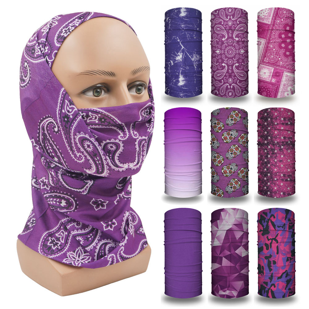Purple Balaclava Women Running - مراجعة Running Gear Quick Dry وسعره