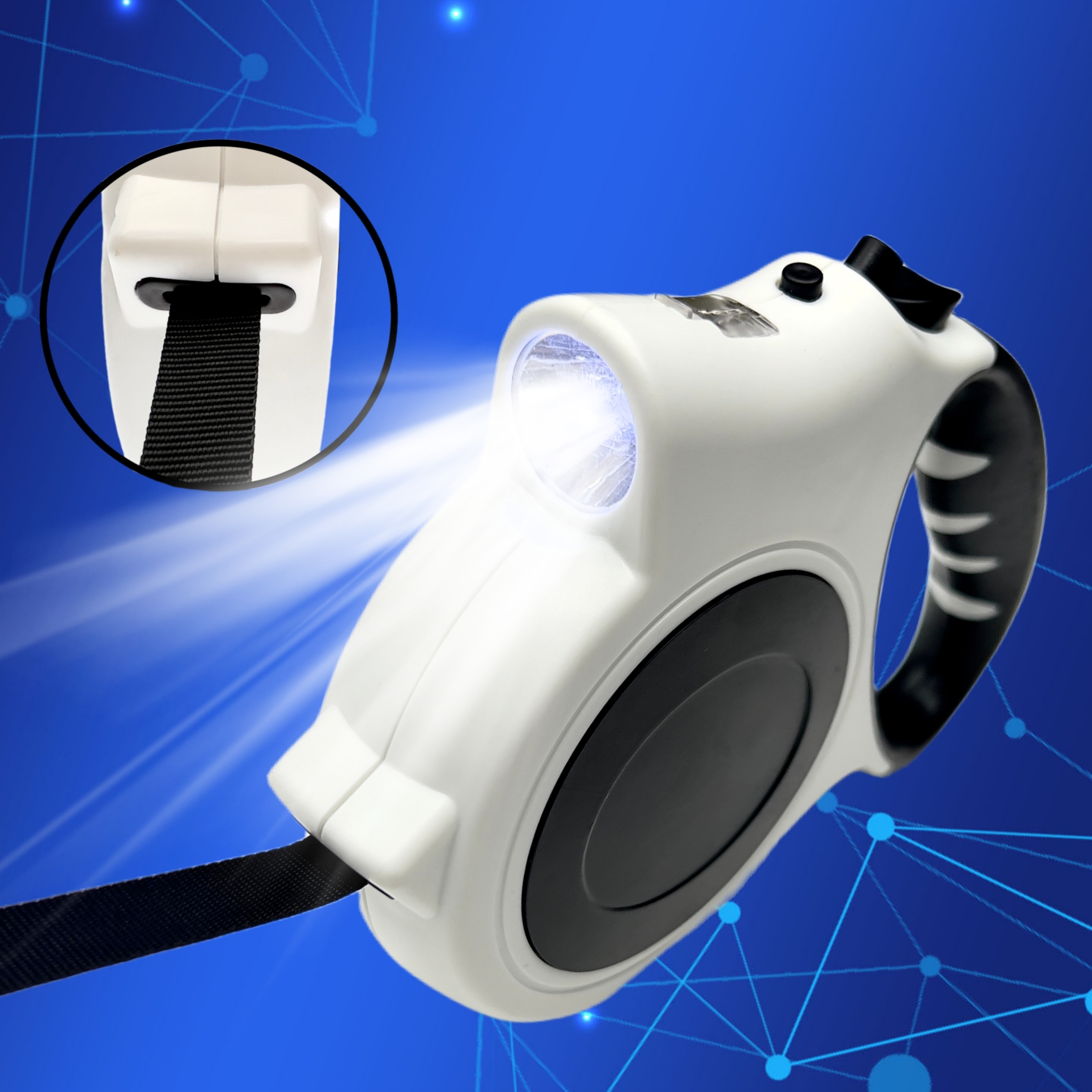 1pc Illuminated Retractable Do - مراجعة Running Gear Dog وسعره