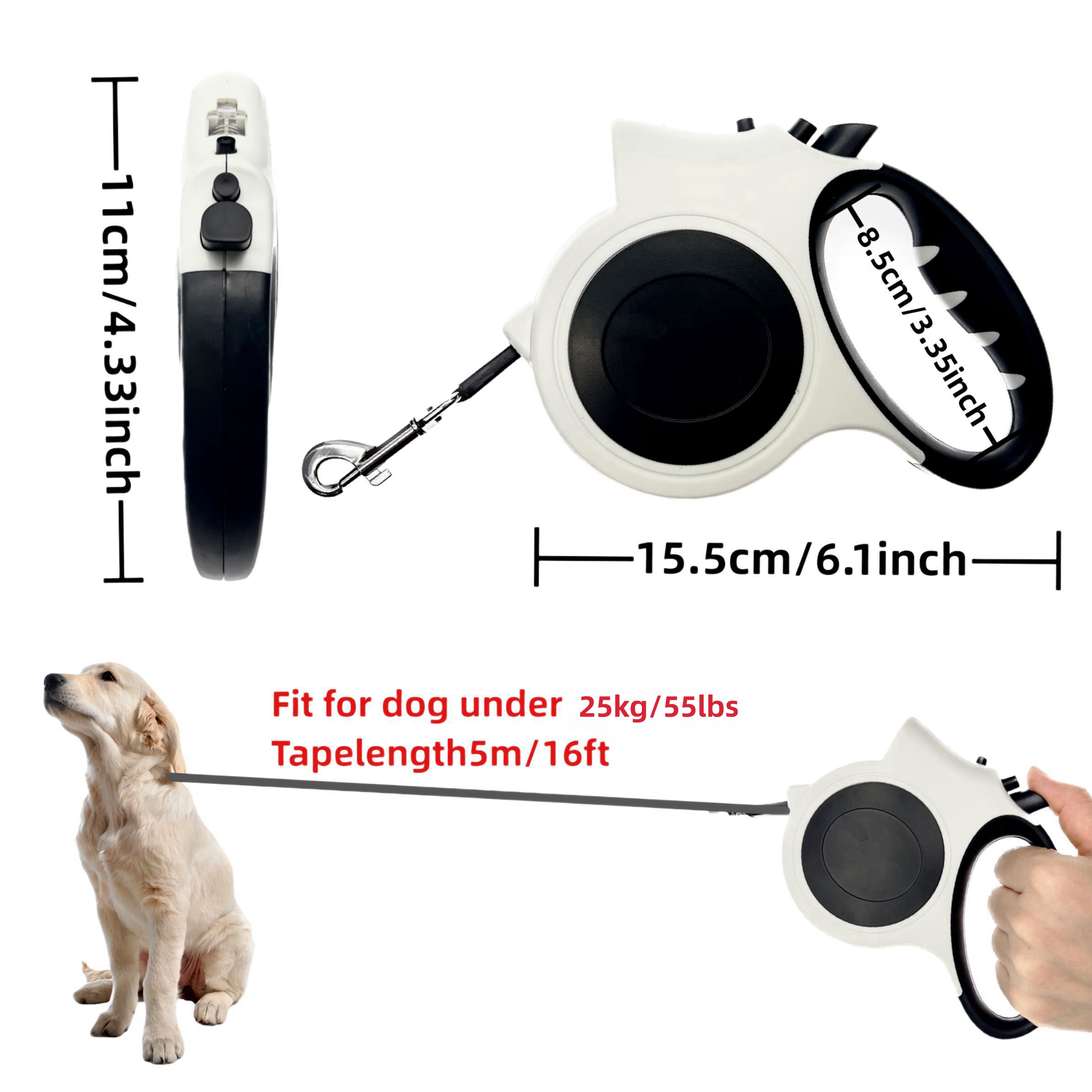 1pc Illuminated Retractable Do - مراجعة Running Gear Dog وسعره