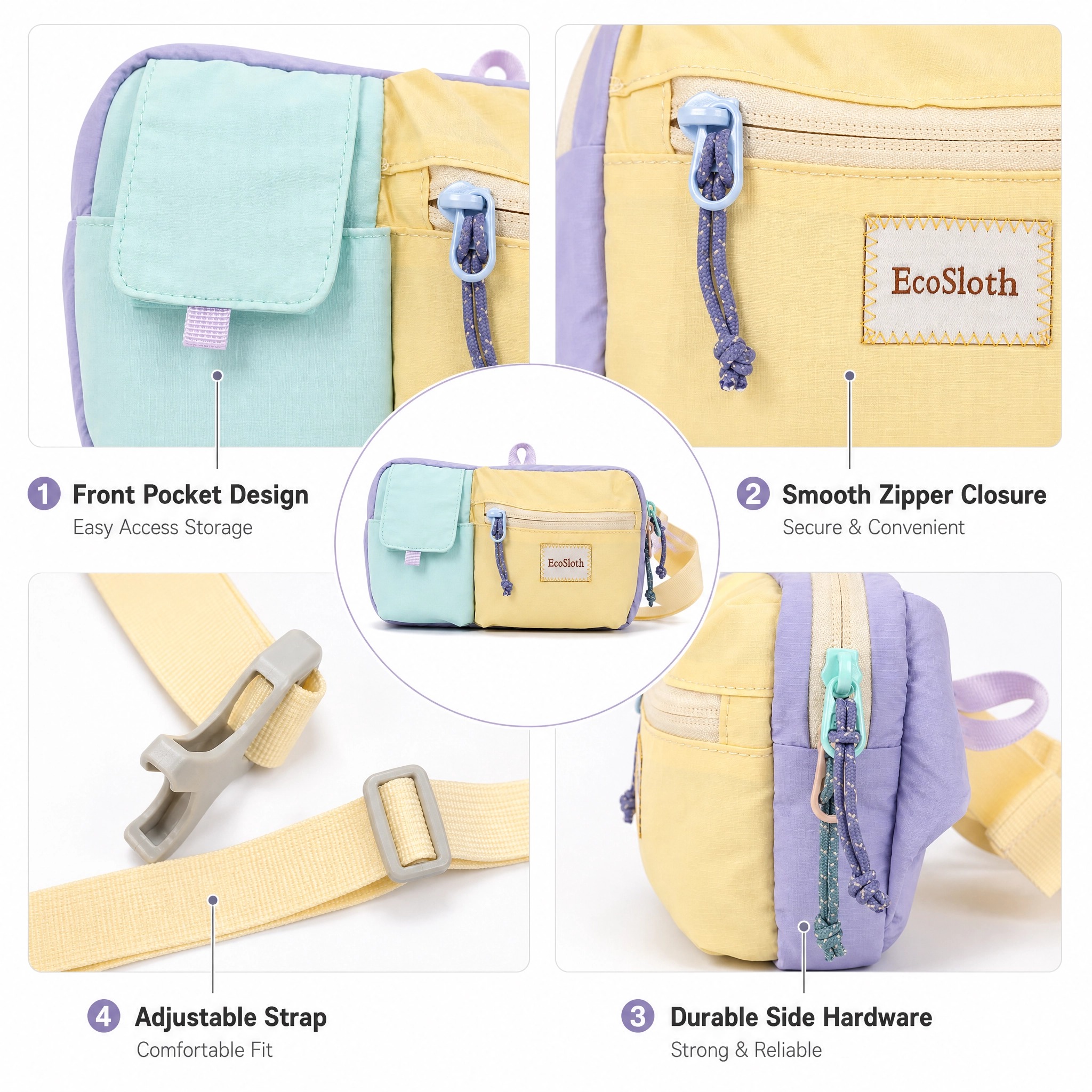 EcoSloth Fanny Packs for Women - مراجعة Running Zwift وسعره