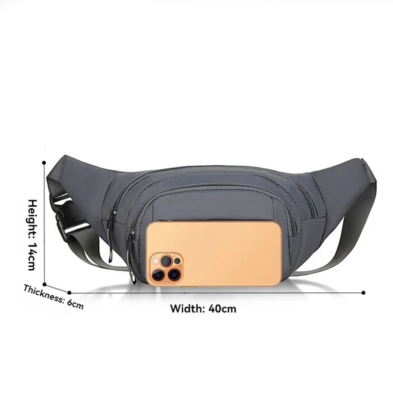 Men Canvas Fanny Waist Packs U - مراجعة Running Zwift وسعره