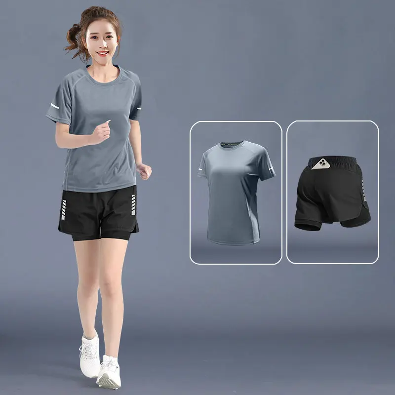 Women's Summer Running Set - I - مراجعة Running Gear Quick Dry وسعره