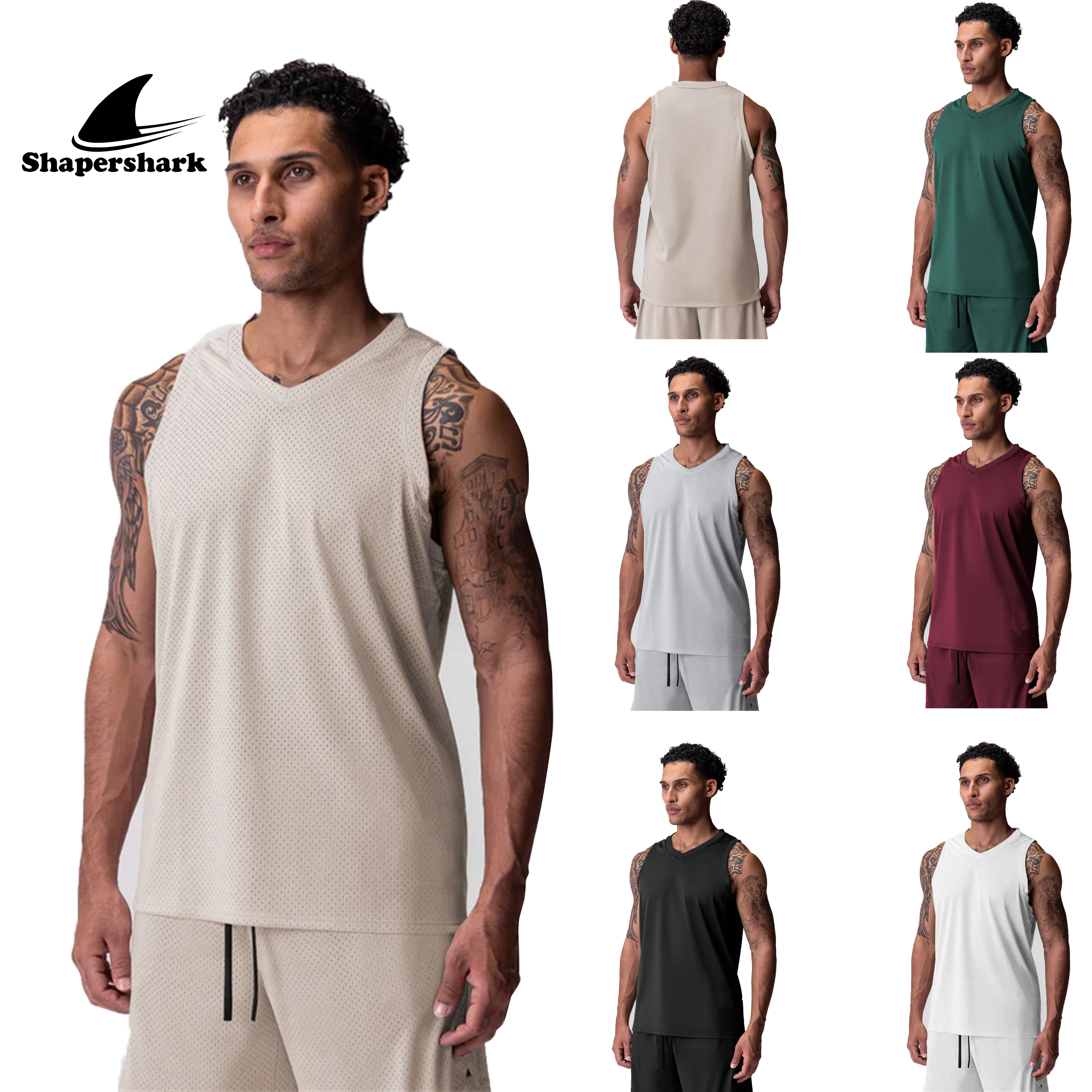 Men's clothes tank top Gym t-s - مراجعة Running Gear Quick Dry وسعره