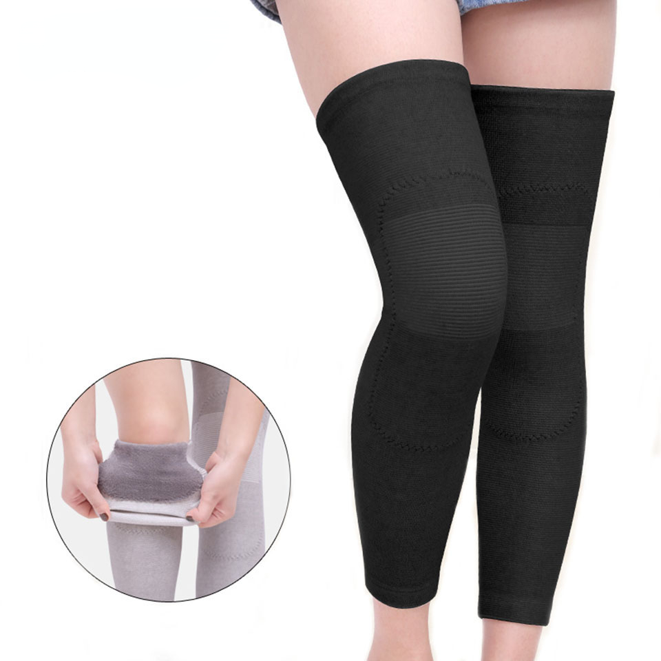 1Pair Long Winter Warm Knee Pa - مراجعة Running Gear For Knee Pain وسعره