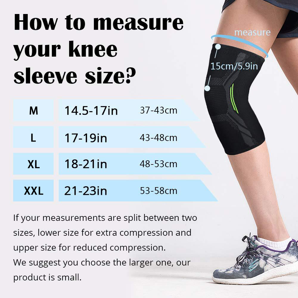 Single Knee Pad Knitted Nylon  - مراجعة Running Gear In The Cold وسعره