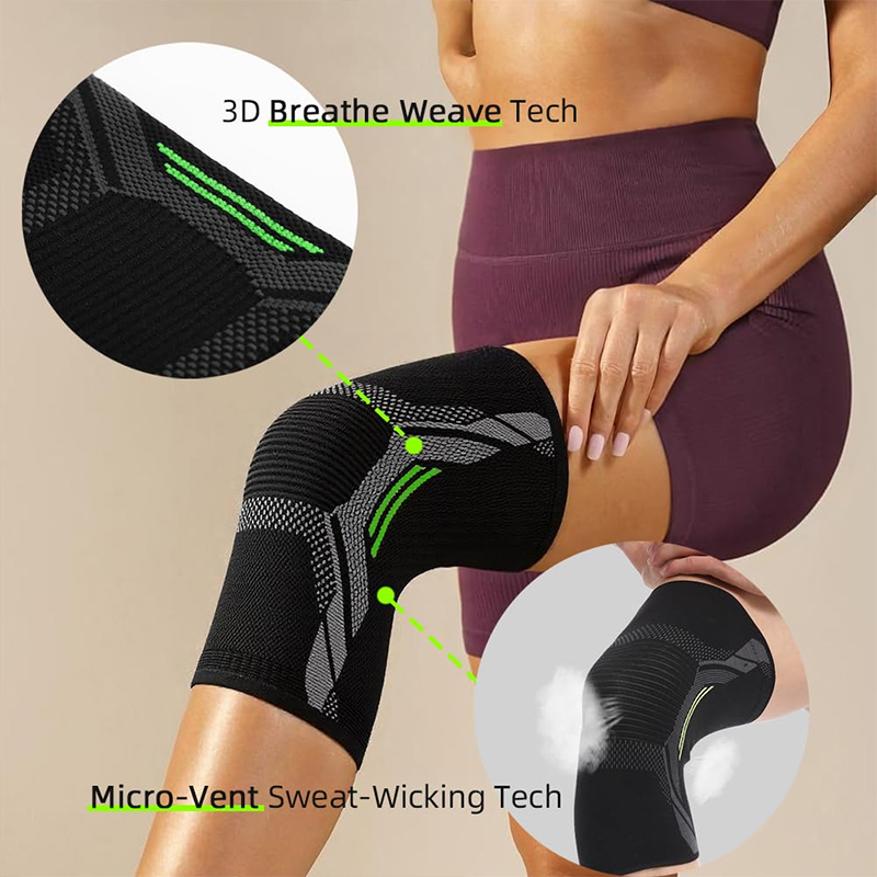 Single Knee Pad Knitted Nylon  - مراجعة Running Gear In The Cold وسعره