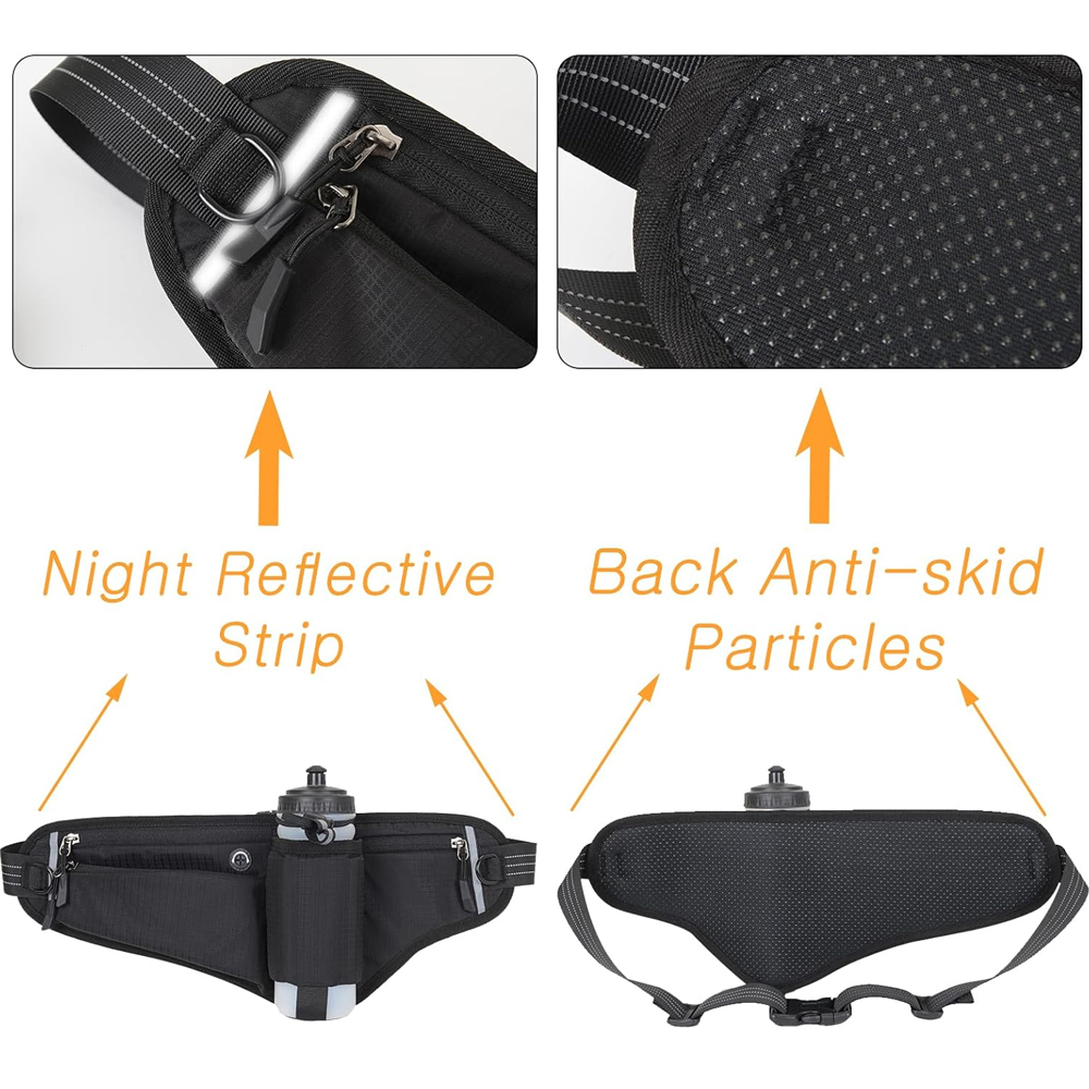 1PCS Fanny Pack with Water Bot - مراجعة Running Gear Dog وسعره