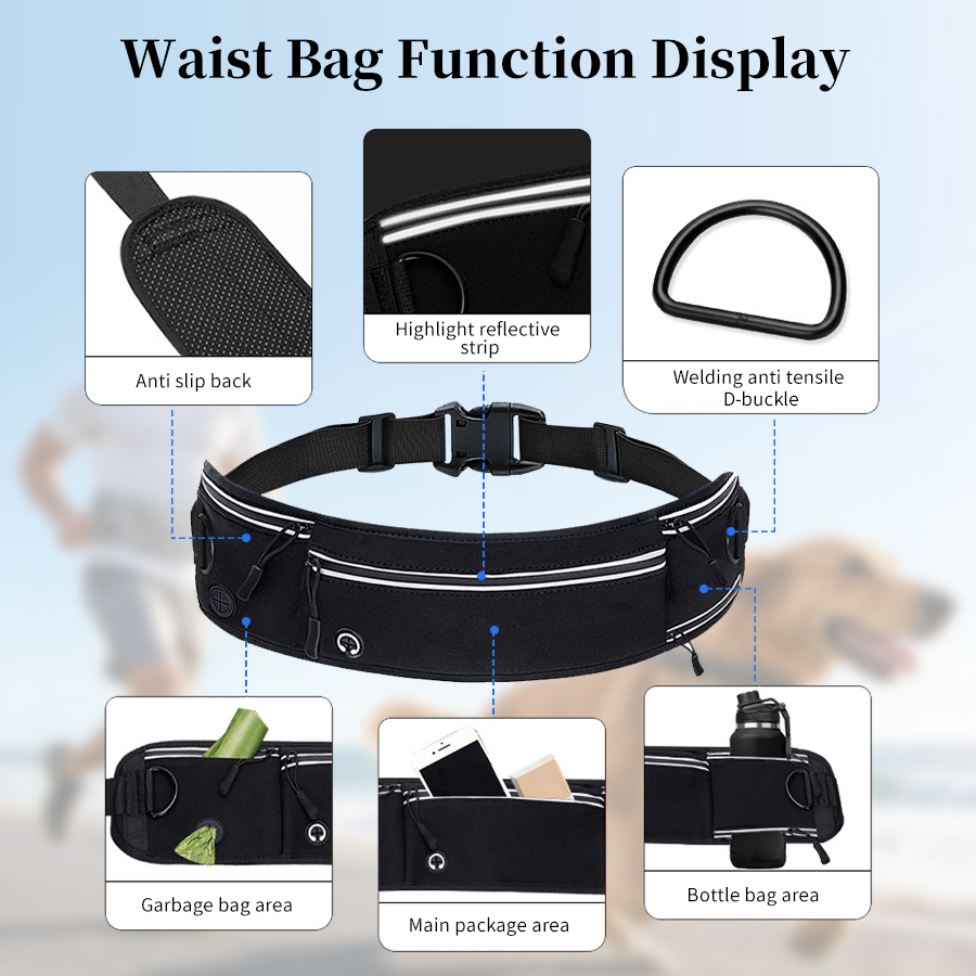 Foldable Reflective Dog Leash  - مراجعة Running Gear Dog وسعره