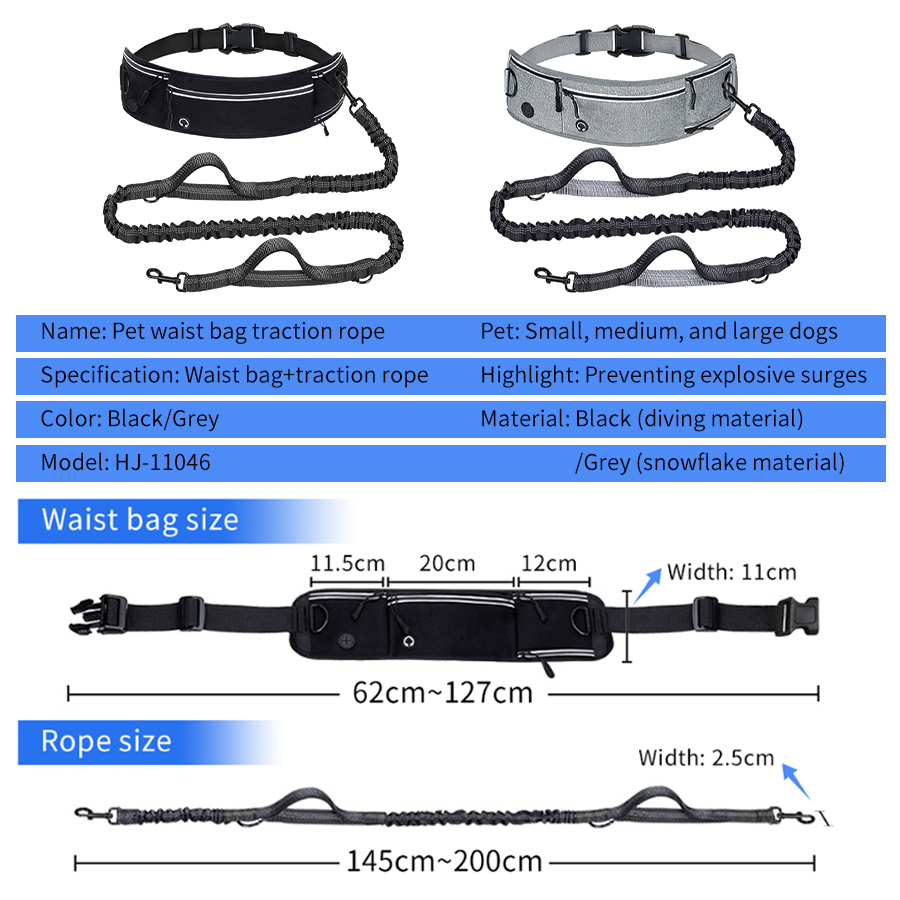Foldable Reflective Dog Leash  - مراجعة Running Gear Dog وسعره