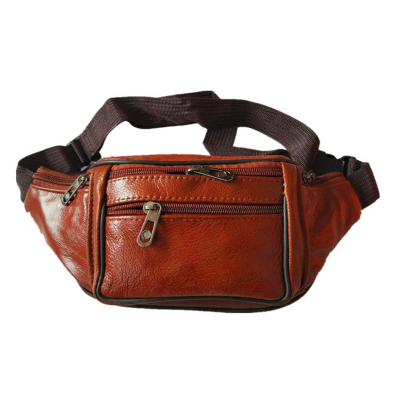 Leather Men Waist Chest Bag Th - مراجعة Running Zwift وسعره