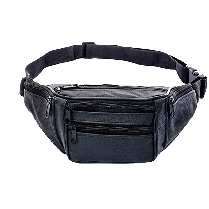 Leather Men Waist Chest Bag Th - مراجعة Running Zwift وسعره